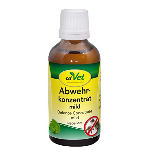 cdVet Abwehrkonzentrat mild - rein pflanzliches Insekten-Abwehrmittel 50 ml - natürlicher Insektenschutz vor Zecken und Milben ohne Chemie für Katzen, Hunde und alle Wirbeltiere cdVet Abwehrkonzentrat mild - rein pflanzliches Insekten-Abwehrmittel 50 ml - natürlicher Insektenschutz vor Zecken und Milben ohne Chemie für Katzen, Hunde und alle Wirbeltiere von cdVet