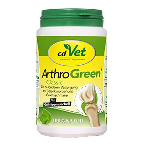cdVet ArthroGreen Classic 165g - Nahrungsergänzung zur Unterstützung der Gelenke für Hund und für Katze durch Vitamine und Mineralien von cdVet
