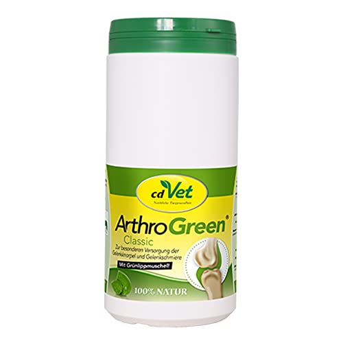 cdVet ArthroGreen Classic 700g - Nahrungsergänzung zur Unterstützung der Gelenke für Hund und für Katze durch Vitamine und Mineralien von cdVet