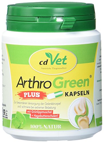 ArthroGreen plus 100 Kapseln | Natürlich gesunde Gelenke für Hunde und Katzen ArthroGreen plus 100 Kapseln | Natürlich gesunde Gelenke für Hunde und Katzen von cdVet