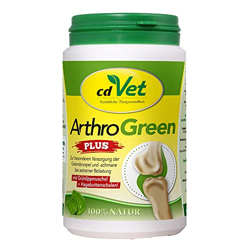 cdVet ArthroGreen Plus 150g - natürliche und effektive Nahrungsergänzung zur Unterstützung der Gelenke für Hund und für Katze durch Vitamine und Mineralien von cdVet