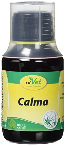 cdVet Naturprodukte Calma 100 ml - Hund, Katze, Pferd - Ergänzungsfuttermittel - emotionale + körperliche Belastbarkeit - Unterstützung - Gemütsregulierend - von cdVet