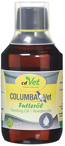 cdVet Naturprodukte ColumbaVet Futteröl 250 ml - Tauben - Energiespender und Lieferant wichtiger Vitalstoffe - Omega 3 Fettsäuren - Fettstoffwechsel - unterstützt Aufnahme fettlöslicher Vitamine - von cdVet
