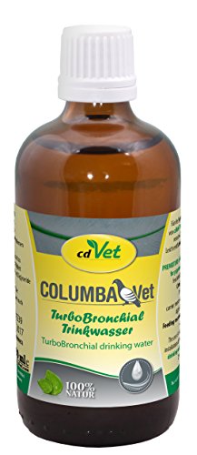 cdVet Naturprodukte ColumbaVet TurboBronchial Trinkwasser 100 ml - verbesserte Atmung - positive Futterverwertung und -aufnahme - vermindert Luftwegsreizungen - vertreibt Fliegen + Fluginsekten - cdVet Naturprodukte ColumbaVet TurboBronchial Trinkwasser 100 ml - verbesserte Atmung - positive Futterverwertung und -aufnahme - vermindert Luftwegsreizungen - vertreibt Fliegen + Fluginsekten - von cdVet