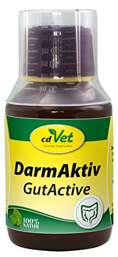 cdVet Naturprodukte DarmAktiv Hund & Katze 100 ml - Hund, Katze - Ergänzungsfuttermittel - Unterstützung der Darmflora - fördert die Verdauung - stärkt das Immunsystem - Verdauungsprobleme - von cdVet