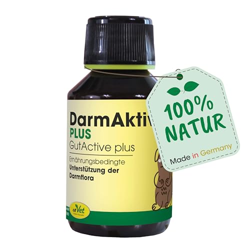 cdVet Naturprodukte DarmAktiv plus 100 ml - Hund, Katze - Ergänzungsfuttermittel - Stärkung des Immunsytsems - Unterstützung der Darmflora - Bekämpfung von Krankheitserregern - Gesundheit -, 561 von cdVet