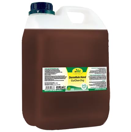 cdVet Naturprodukte DarmRein Hund 2,5 L - Hund - Ergänzungsfuttermittel - Unterstützung der Futteraufnahme + der natürlichen Darmflora - Verdauungsstörungen - Durchfall - Brechreiz - Darmprobleme - cdVet Naturprodukte DarmRein Hund 2,5 L - Hund - Ergänzungsfuttermittel - Unterstützung der Futteraufnahme + der natürlichen Darmflora - Verdauungsstörungen - Durchfall - Brechreiz - Darmprobleme - von cdVet