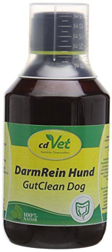 cdVet Naturprodukte DarmRein Hund 250 ml - Hund - Ergänzungsfuttermittel - Unterstützung der Futteraufnahme + der natürlichen Darmflora - Verdauungsstörungen - Durchfall - Brechreiz - Darmprobleme - von cdVet