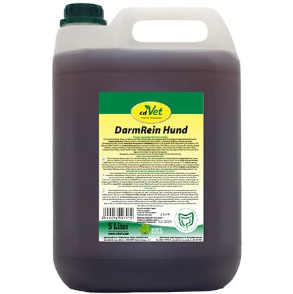 cdVet Naturprodukte DarmRein Hund 5 L - Hund - Ergänzungsfuttermittel - Unterstützung der Futteraufnahme + der natürlichen Darmflora - Verdauungsstörungen - Durchfall - Brechreiz - Darmprobleme - cdVet Naturprodukte DarmRein Hund 5 L - Hund - Ergänzungsfuttermittel - Unterstützung der Futteraufnahme + der natürlichen Darmflora - Verdauungsstörungen - Durchfall - Brechreiz - Darmprobleme - von cdVet