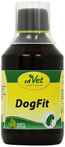 cdVet Naturprodukte DogFit 250 ml - Hund - flüssiges Ergänzungsfuttermittel - Versorgung der Entgiftungsorgane + Verdauungsorgane - Versorgung mit Vitaminen + Kräutern - optimale Kondition - von cdVet