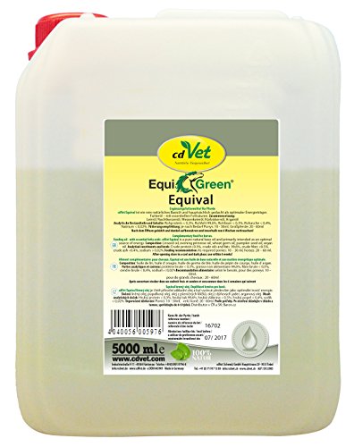 cdVet Naturprodukte EquiGreen Equival 5 Liter - Pferde - Versorgung mit essentiellen Fettsäuren - Energieträger - kaltgepresst -Nachtkerzenöl + Weizenkeimöl + Kürbiskernöl + Arganöl - Gesundheit - cdVet Naturprodukte EquiGreen Equival 5 Liter - Pferde - Versorgung mit essentiellen Fettsäuren - Energieträger - kaltgepresst -Nachtkerzenöl + Weizenkeimöl + Kürbiskernöl + Arganöl - Gesundheit - von cdVet
