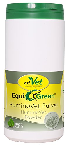 cdVet Naturprodukte EquiGreen HuminoVet Pulver 1 kg - Pferde - Rottebeschleuniger - schädigende Belastung erheblich reduziert - gesunde Stallluft - Senkung des Keimdruckes - gesunde Tiere - von cdVet