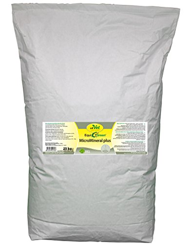 cdVet Naturprodukte EquiGreen MicroMineral plus 25kg - Pferd - Vitamin, Mineralstoff- und Spurenelementgeber - Magnesiummangel - Zink- + Selenquelle - Magensäurebinder - Schadstoffebinder - Darm - cdVet Naturprodukte EquiGreen MicroMineral plus 25kg - Pferd - Vitamin, Mineralstoff- und Spurenelementgeber - Magnesiummangel - Zink- + Selenquelle - Magensäurebinder - Schadstoffebinder - Darm - von cdVet