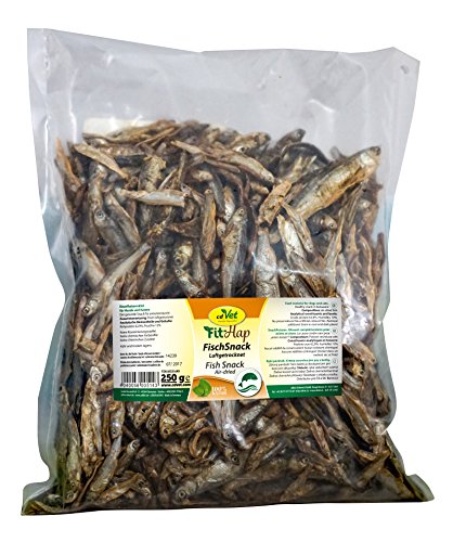 cdVet Naturprodukte FischSnack Beutel 250 g - Hund, Katze - Einzelfuttermittel - Belohnung - wertvolle Omega Fettsäuren - natürlich - luftgetrocknet - ohne Farbstoffe + Konservierungsstoffe - cdVet Naturprodukte FischSnack Beutel 250 g - Hund, Katze - Einzelfuttermittel - Belohnung - wertvolle Omega Fettsäuren - natürlich - luftgetrocknet - ohne Farbstoffe + Konservierungsstoffe - von cdVet