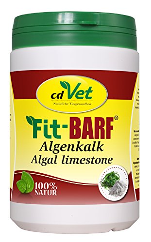 cdVet Naturprodukte Fit-BARF Algenkalk 850 g - Hund&Katze - natürliche Calciumquelle - Phosphorüberschussausgleich -Spurenelemente - 100% rein natürlicher Stoff - Rohfütterung - BARFEN - von cdVet