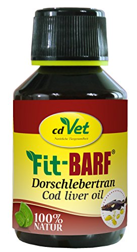 Fit-BARF Dorschlebertran für Hunde & Katzen 100ml von cdVet