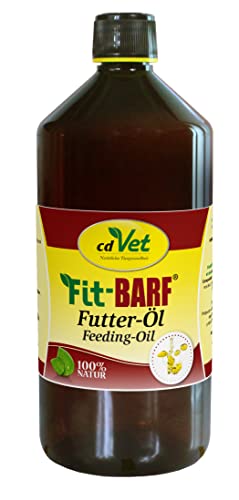 Fit-BARF Futter-Öl für Hunde & Katzen 1l von cdVet
