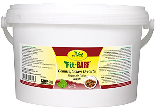 Fit-Barf Gemüseflocken Dreierlei für Hunde 1,2kg Fit-Barf Gemüseflocken Dreierlei für Hunde 1,2kg von cdVet