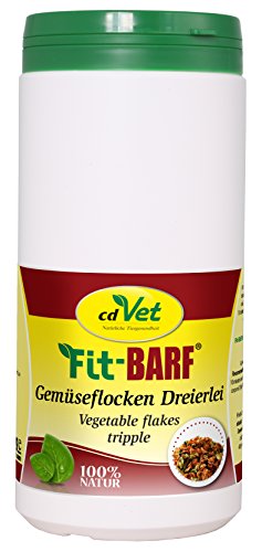 Fit-Barf Gemüseflocken Dreierlei für Hunde 450g von cdVet