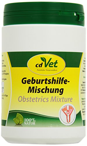 cdVet Naturprodukte Geburtshilfe-Mischung 400 g - Hund, Katze, Nager - Ergänzungsfuttermittel - Unterstützung des Geburtsverlauf + Entwicklung des Embryos - Regeneration der Gebärmutter nach Geburt - von cdVet