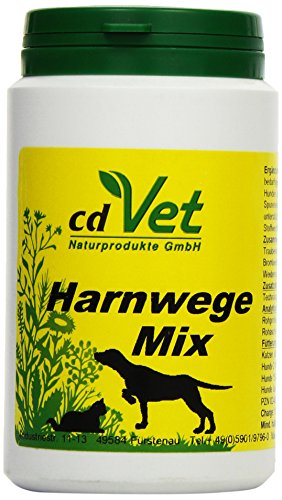 cdVet Naturprodukte HarnwegeMix 150 g - Hund, Katze - Ergänzungsfuttermittel - Harnwegsprobleme - Versorgung mit Vitaminen + Mineralstoffen - Unterstützung der Organfunktion + Stoffwechselvorgänge - von cdVet