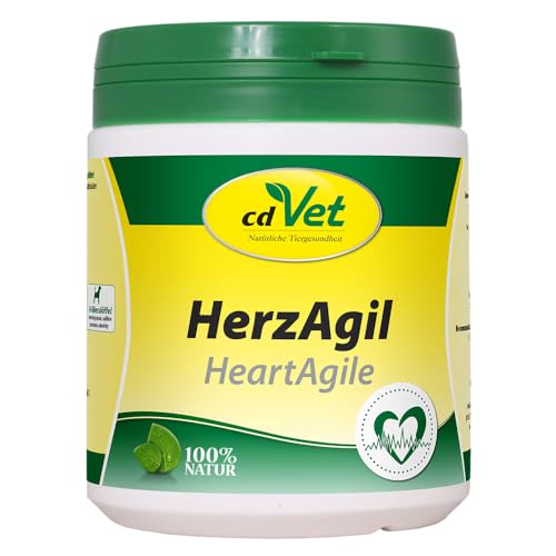 cdVet Naturprodukte HerzAgil 250 g - Hund, Katze, Heimtiere - Ergänzungsfuttermittel - Unterstützung der Herzfunktion - allgemeine Vitalitätsförderung - Unterstützung des Herz-Kreislaufsystems - cdVet Naturprodukte HerzAgil 250 g - Hund, Katze, Heimtiere - Ergänzungsfuttermittel - Unterstützung der Herzfunktion - allgemeine Vitalitätsförderung - Unterstützung des Herz-Kreislaufsystems - von cdVet
