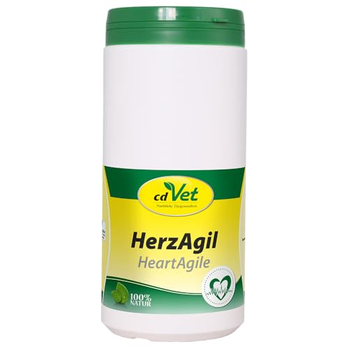 cdVet Naturprodukte HerzAgil 600 g - Hund, Katze, Heimtiere - Ergänzungsfuttermittel - Unterstützung der Herzfunktion - allgemeine Vitalitätsförderung - Unterstützung des Herz-Kreislaufsystems - von cdVet