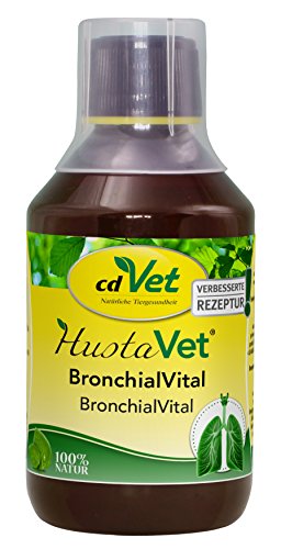 cdVet BronchialVital 250 ml – flüssiges Ergänzungsfuttermittel zur Unterstützung der Atemwege und Immunabwehr für Hunde und Katzen von cdVet