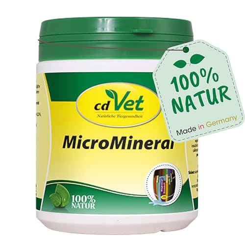 cdVet MicroMineral Hund & Katze 500g - Nahrungsergänzung für Haustiere mit Mineralstoffen und Spurenelementen wie Magnesium und Calcium sowie Vitaminen von cdVet