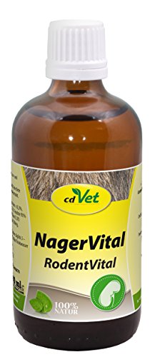 cdVet Naturprodukte NagerVital 100 ml - Kaninchen - Meerschweinchen - Unterstützung der Leber- und Nierenfunktion - Stoffwechselvorgänge positiver Einfluss auf Haut und Haar - Nahrungsergänzung - von cdVet