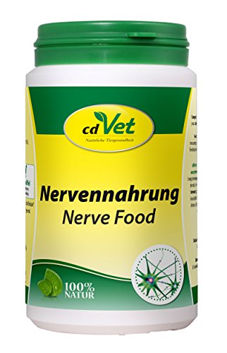 cdVet Nervennahrung 180g - Nahrungsergänzung zur Entspannung für Hunde, Katzen und andere Haustiere von cdVet