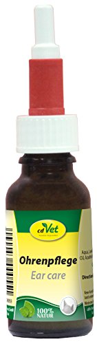 cdVet Naturprodukte Ohrenpflege 20 ml - Hund - Pflegemittel - schonende Reinigung + Pflege der Ohren + Gehörgang + Ohrmuschel - Milbenbefall - selbstständige Verteilung - Gesundheit - Tiefgründig - cdVet Naturprodukte Ohrenpflege 20 ml - Hund - Pflegemittel - schonende Reinigung + Pflege der Ohren + Gehörgang + Ohrmuschel - Milbenbefall - selbstständige Verteilung - Gesundheit - Tiefgründig - von cdVet