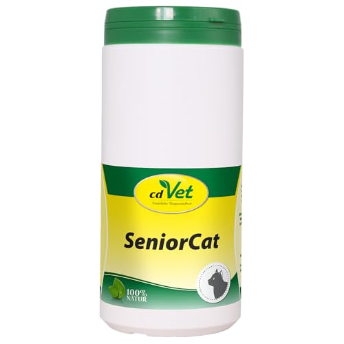 cdVet Naturprodukte SeniorCat 600 g - Katze - Ergänzungsfuttermittel - Defizite - Kräuter + Vitamine + Eisen - Lustlosigkeit - nach Krankheit + Operation - Mangel an Agilität - bei älteren Tieren - cdVet Naturprodukte SeniorCat 600 g - Katze - Ergänzungsfuttermittel - Defizite - Kräuter + Vitamine + Eisen - Lustlosigkeit - nach Krankheit + Operation - Mangel an Agilität - bei älteren Tieren - von cdVet