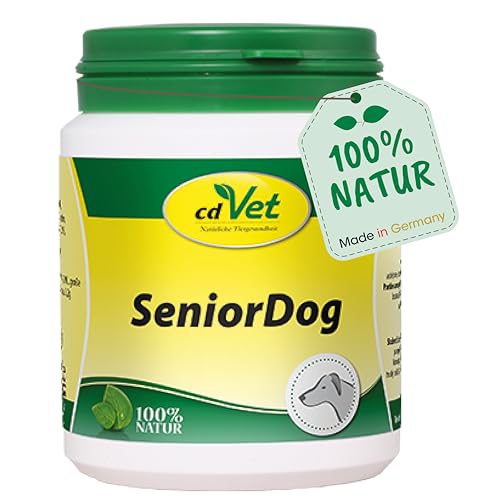 cdVet Naturprodukte SeniorDog 70 g - Hund - Ergänzungsfuttermittel - Defizite - Kräuter + Vitamine + Eisen - Lustlosigkeit - nach Krankheit + Operation - mangel an Agilität - bei älteren Tieren -, 297 cdVet Naturprodukte SeniorDog 70 g - Hund - Ergänzungsfuttermittel - Defizite - Kräuter + Vitamine + Eisen - Lustlosigkeit - nach Krankheit + Operation - mangel an Agilität - bei älteren Tieren -, 297 von cdVet