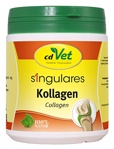 Singulares Kollagen 250 g | für eine naturnahe Fütterung von Tieren von cdVet