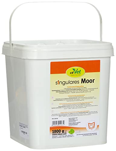 cdVet Naturprodukte Singulares Moor 1,8 kg - Hund, Katze, Pferd, Nager, Heimtiere - unterstützt Magen-Darm-Tätigkeit - reguliert Magensäurekonzentration - reich an Huminsäuren+Mineralstoffen - cdVet Naturprodukte Singulares Moor 1,8 kg - Hund, Katze, Pferd, Nager, Heimtiere - unterstützt Magen-Darm-Tätigkeit - reguliert Magensäurekonzentration - reich an Huminsäuren+Mineralstoffen - von cdVet