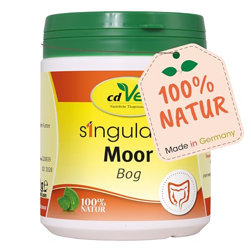 cdVet Naturprodukte Singulares Moor 150 g - Hund, Katze, Pferd, Nager, Heimtiere - unterstützt Magen-Darm-Tätigkeit - reguliert Magensäurekonzentration - reich an Huminsäuren+Mineralstoffen - cdVet Naturprodukte Singulares Moor 150 g - Hund, Katze, Pferd, Nager, Heimtiere - unterstützt Magen-Darm-Tätigkeit - reguliert Magensäurekonzentration - reich an Huminsäuren+Mineralstoffen - von cdVet