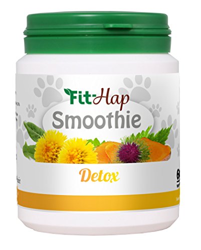 cdVet Naturprodukte Smoothie Detox 60 g - Hund - Futterergänzungsmittel - wichtige Vitamine + Mineralien + Spurenelemente - natürlich - Obst + Gemüse - ohne künstliche Zusatzstoffe + Zucker - von cdVet