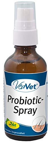 cdVet Naturprodukte VeaVet Probiotic-Spray 20 ml - Hund, Katze - Pflegespray - bei pilz- und keimgefährdeten Hautstellen - Schutz - wunde Haut - Bakterien - gesund - Wohlbefinden - von cdVet
