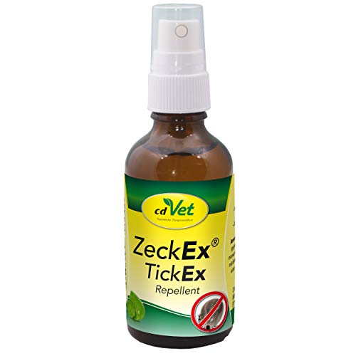 cdVet ZeckEx Zeckenabwehr-Spray 20 ml - Sofortschutz mit Langzeitwirkung für Mensch und Tier, natürliches Zeckenmittel ohne synthetische Zusatzstoffe, dermatologisch getestet von cdVet