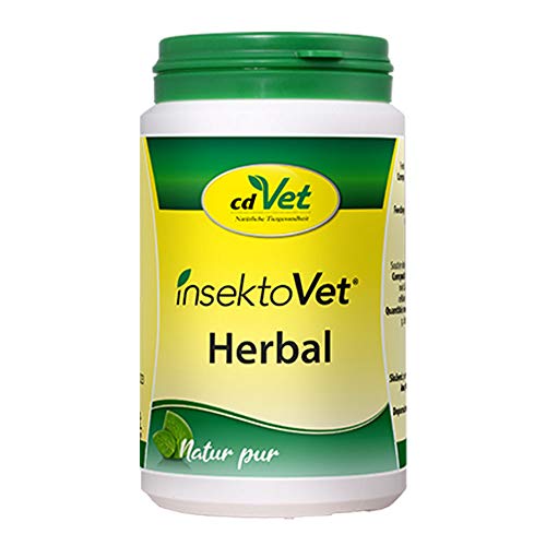 cdVet InsektoVet Herbal 100 g - natürliche Nahrungsergänzung für Hunde mit Vitaminen, Mineralstoffen und Spurenelementen zur Unterstützung des Hautstoffwechsels und Abwehrfunktion der Haut von cdVet