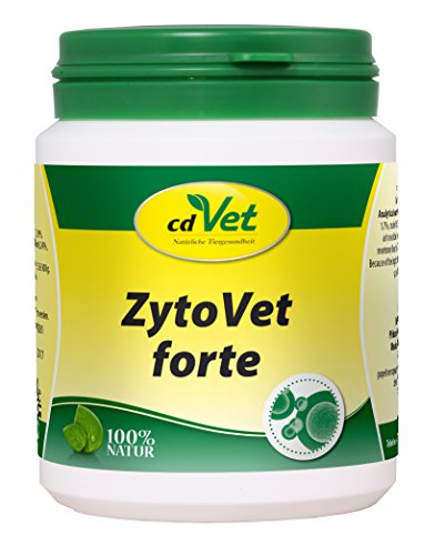 cdVet Naturprodukte ZytoVet forte 150 g - Hund, Katze - Ergänzungsfuttermittel - Unterstützung des Immunsystems - Autoimmunerkrankungen - Zellstoffwechselprobleme - gesunde Zellen - Gesundheit - von cdVet
