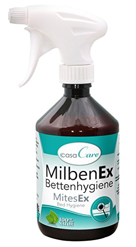 cdVet Naturprodukte casaCare MilbenEx Bettenhygiene 500 ml - Repellent, Insektizid - Vernichtung + Vorbeugung Milben - Schutz - angenehmer Duft - keine Resistenzbildung - dermatologisch getestet - von cdVet