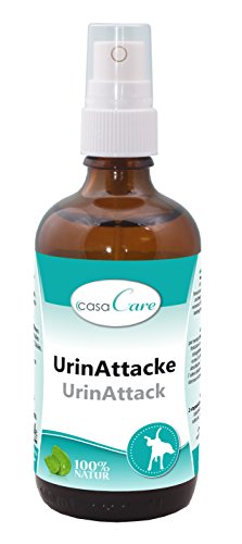cdVet Naturprodukte casaCare UrinAttacke Sprühflasche 100 ml - Hund, Katze - bei Urin + Kotgestank - Geruch - unbedenklicher Gebrauch - präventiv + behandelnd + sparsam - Sofort + Langzeitwirkung - von cdVet