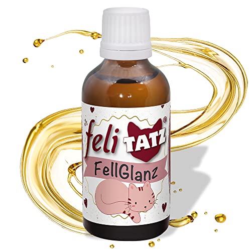 cdVet Naturprodukte feliTATZ FellGlanz 50 ml - Katze - Omega-3 + Omega-6 Fettsäuren - Quelle signifikanter Vitalstoffe + Öle - Unterstützt beim Fellwechsel - Pflanzenöle in Bio-Qualität - cdVet Naturprodukte feliTATZ FellGlanz 50 ml - Katze - Omega-3 + Omega-6 Fettsäuren - Quelle signifikanter Vitalstoffe + Öle - Unterstützt beim Fellwechsel - Pflanzenöle in Bio-Qualität - von cdVet