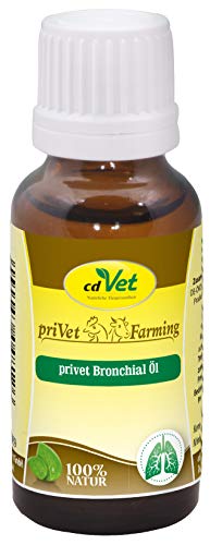 cdVet Naturprodukte privet Bronchial Öl 20 ml - Kaninchen, Geflügel, Schwein, Esel - Ergänzungsfuttermittel - Verdauungsunterstützung - fördert die Kondition der Atemwege - Abwehrkräfte - Gesundheit - cdVet Naturprodukte privet Bronchial Öl 20 ml - Kaninchen, Geflügel, Schwein, Esel - Ergänzungsfuttermittel - Verdauungsunterstützung - fördert die Kondition der Atemwege - Abwehrkräfte - Gesundheit - von cdVet