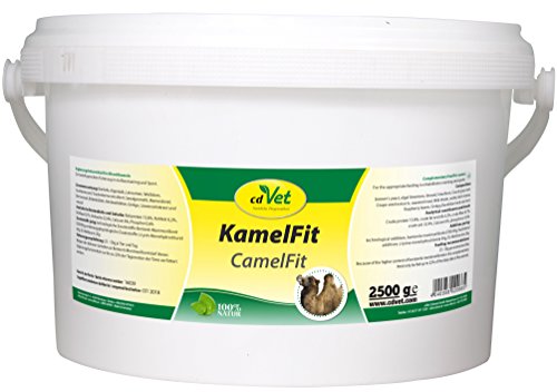 cdVet Naturprodukte privet KamelFit 2,5 kg - Kamel - Ergänzungsfuttermittel - Aufbautraining - schnelle Regeneration + Muskelaufbau - Sport - lockere + leistungsfähige Muskulatur - Vitaminversorger - cdVet Naturprodukte privet KamelFit 2,5 kg - Kamel - Ergänzungsfuttermittel - Aufbautraining - schnelle Regeneration + Muskelaufbau - Sport - lockere + leistungsfähige Muskulatur - Vitaminversorger - von cdVet