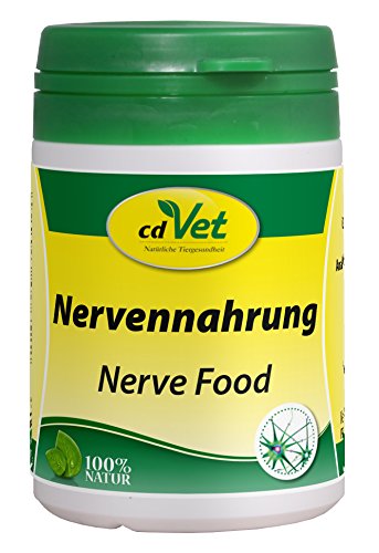 cdVet Nervennahrung 40g - Nahrungsergänzung zur Entspannung für Hunde, Katzen und andere Haustiere von cdVet