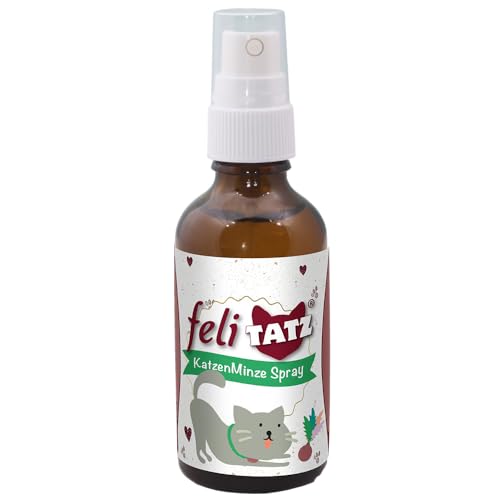 cdVet feliTATZ KatzenMinze Spray 50 ml | Aromaspray für Katzen zur Aktivierung des Spieltriebs und zum Abbau von Stress cdVet feliTATZ KatzenMinze Spray 50 ml | Aromaspray für Katzen zur Aktivierung des Spieltriebs und zum Abbau von Stress von cdVet