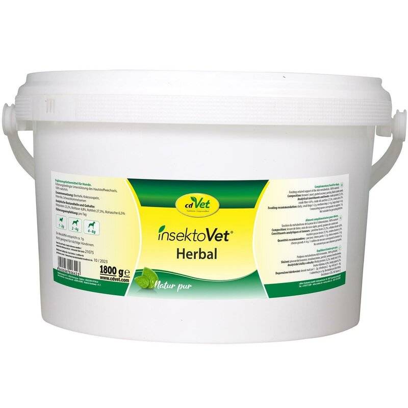 cdVet insektoVet herbal - 1,8 kg (69,44 € pro 1 kg) von cdVet